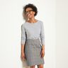 Glen Plaid Stretch Viscose – grey/pink,  thumbnail number 5
