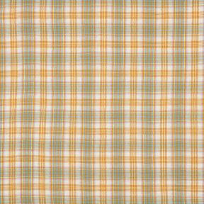 Double Gauze/Muslin Check| Poppy Fabrics – curry yellow/sage, 