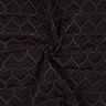 Quilted Fabric neon hearts | Poppy Fabrics – black/neon pink,  thumbnail number 3