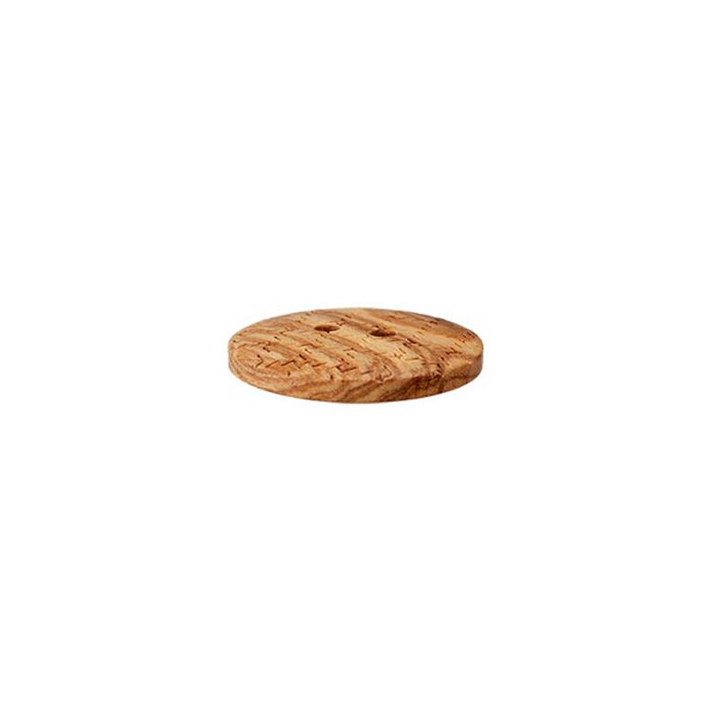 2-Hole Wooden Button – beige,  image number 2