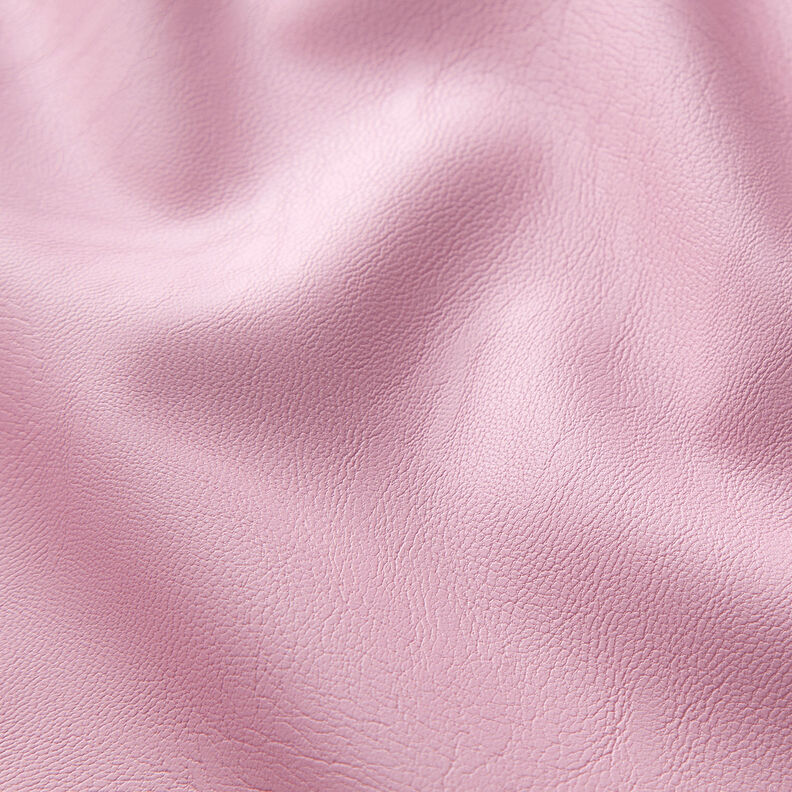 Stretch imitation leather plain – pink,  image number 2
