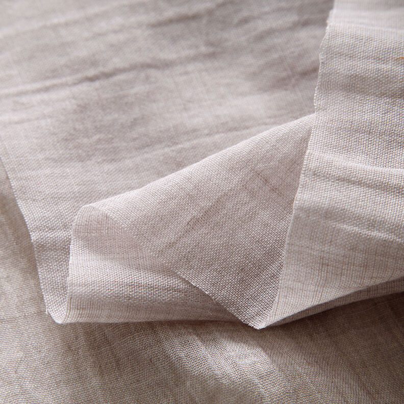 Crushed melange voile – misty grey,  image number 3