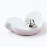 Rainbow shank button [Ø 26 mm] – light pink/white,  thumbnail number 3