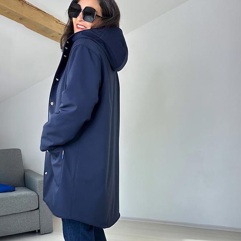 FRAU KARO - lined hooded parka with patch pockets, Studio Schnittreif  | XS -  XXL,  image number 10