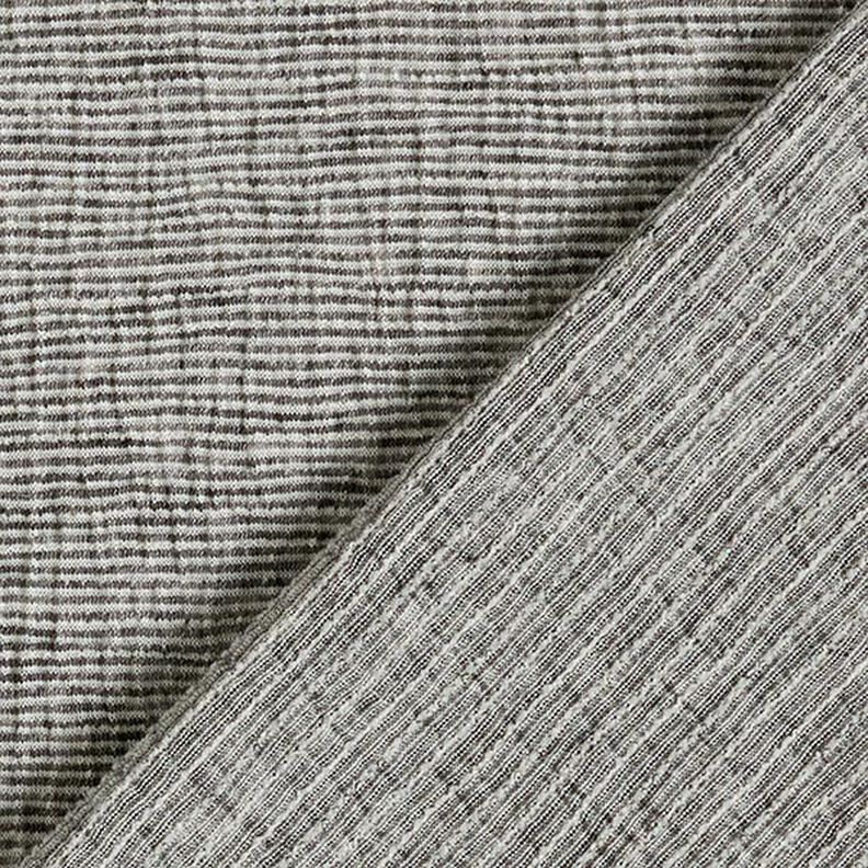 Crinkle jersey Plain – dark grey/silver grey,  image number 3
