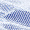 Seersucker Stripes Cotton Blend – royal blue/offwhite,  thumbnail number 2