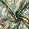 Satin crepe sea flowers – reed/beige,  thumbnail number 3