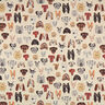 Decorative fabric Tapestry dogs – beige,  thumbnail number 1