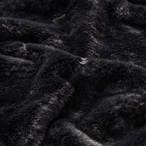 Plain faux fur – black, 