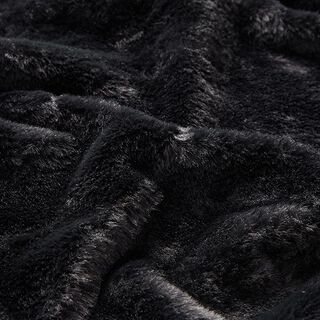 Plain faux fur – black, 