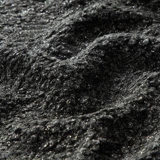 Bouclé silver shimmer – anthracite/silver, 
