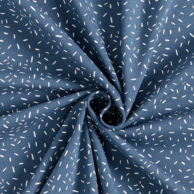 Cotton jersey confetti – denim blue,  image number 3