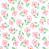 Brushed Sweatshirt Fabric Flowers | by Poppy – ivory/pink,  thumbnail number 1