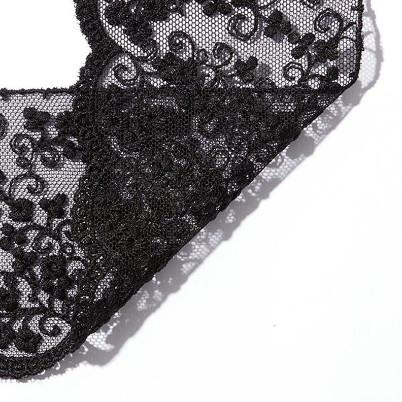 Tulle Lace [75mm] - black,  image number 2