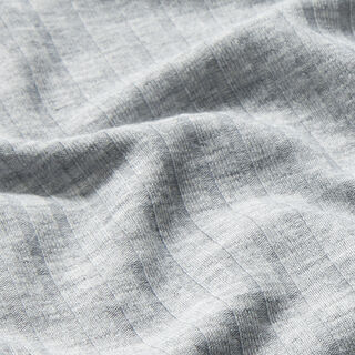 Plain ribbed knit – silver grey, 