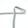 Bias binding Vichy check with crochet border [20 mm] – dark green,  thumbnail number 2