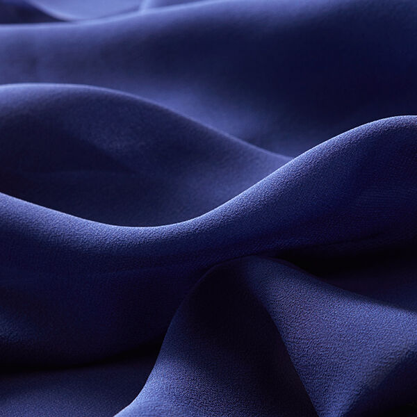 Silk Chiffon – navy blue,  image number 5