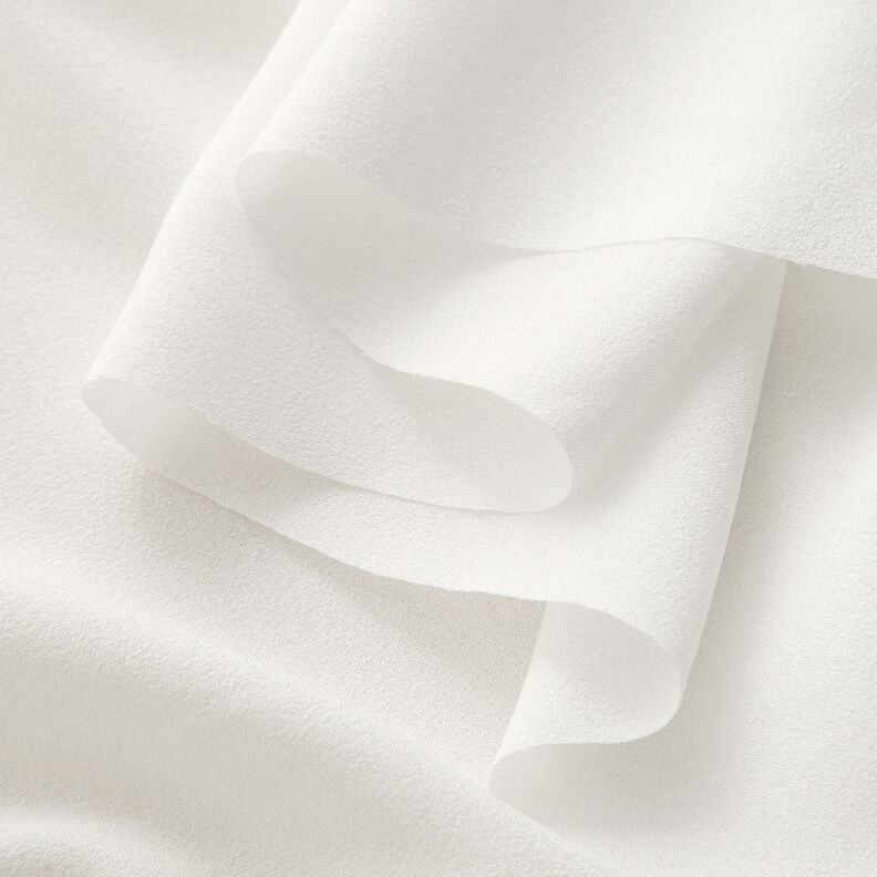 Crepe Georgette – offwhite,  image number 4