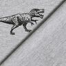 French Terry Dinosaurs – silver/black,  thumbnail number 4