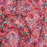 Quilted Fabric Doubleface Diamonds | Poppy Fabrics – intense pink/fir green,  thumbnail number 2