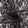 Lace with double-sided floral scalloped edge – black,  thumbnail number 4