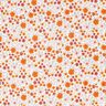 Double Gauze/Muslin Flower Meadow – ivory/peach orange,  thumbnail number 1