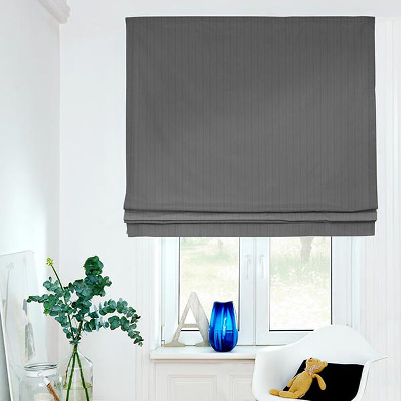Blackout fabric Herringbone – dark grey,  image number 6