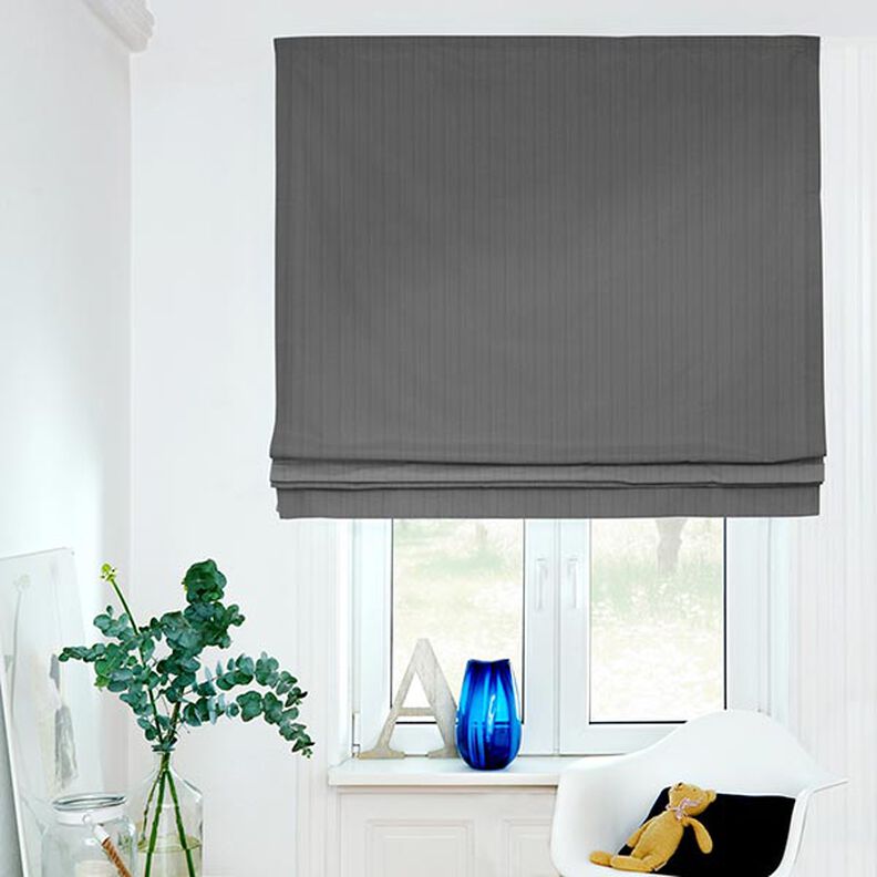 Blackout fabric Herringbone – dark grey, image number 6
