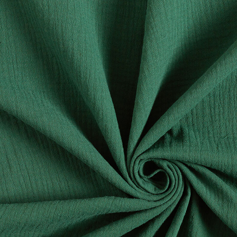 Double Gauze/Muslin – dark green,  image number 1