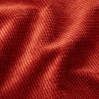 Upholstery Fabric Corduroy look waves – terracotta, 