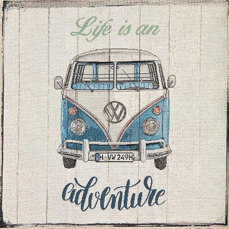 Decor Fabric Tapestry Fabric Panel „Bulli Adventure“ – beige,  image number 1