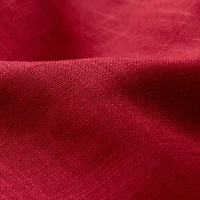 Linen fabric Ramie mix medium – carmine, 