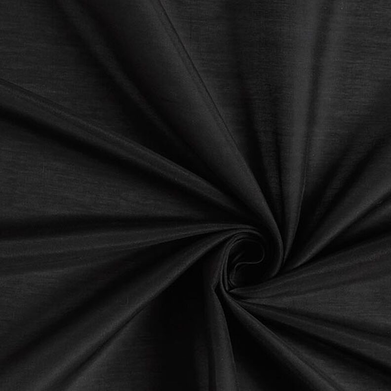 Super Lightweight Cotton Silk Voile – black,  image number 1