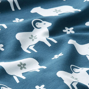 Aries Cotton Sweatshirt Fabric – blue, 