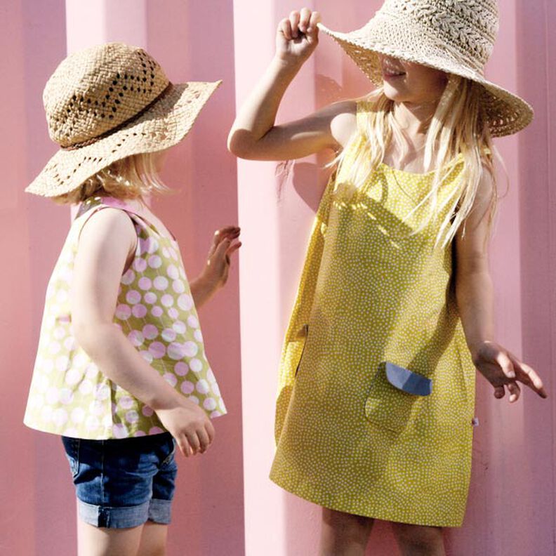 ROSA - dress and top with twisted straps and pockets, Studio Schnittreif | 74 - 140,  image number 7