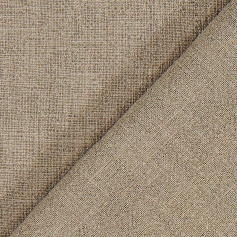 Linen fabric ramie mix stonewashed, heavy quality – olive,  image number 3