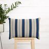 Decor Fabric Half Panama nautical stripes – natural/indigo,  thumbnail number 7