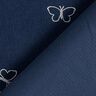 Baby Cord glittery butterflies – navy blue,  thumbnail number 4