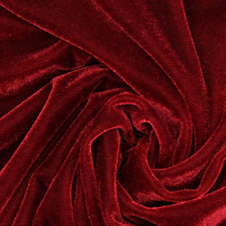Stretch Velvet – carmine, image number 2