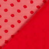 Chiffon dobby dots – red,  thumbnail number 4