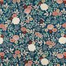 Decor Fabric Jacquard vintage flowers – petrol/dark red,  thumbnail number 1