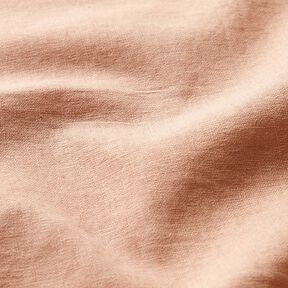 washed linen cotton blend – rose gold, 
