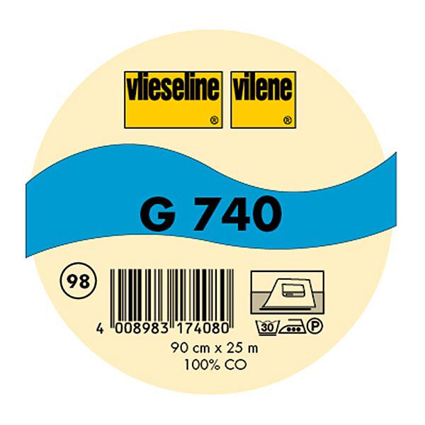 G 740 Woven Interlining | Vilene – black,  image number 2