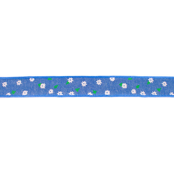 Webbing Chambray Ditsy Flowers – denim blue,  image number 1