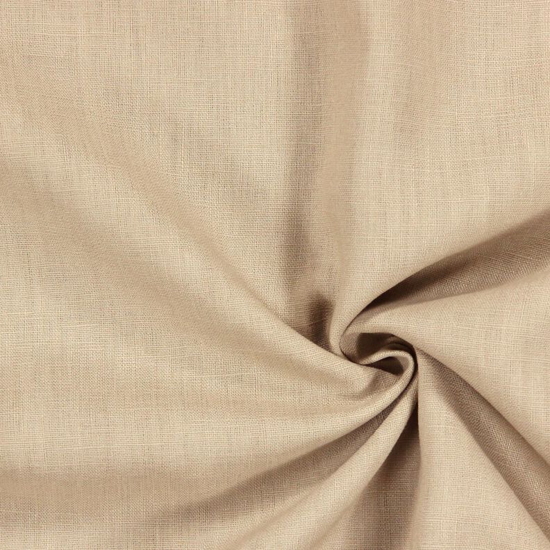 Linen fabric Ramie mix medium – almond,  image number 1