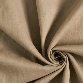 Lightweight linen blend pre-washed – dark beige, 