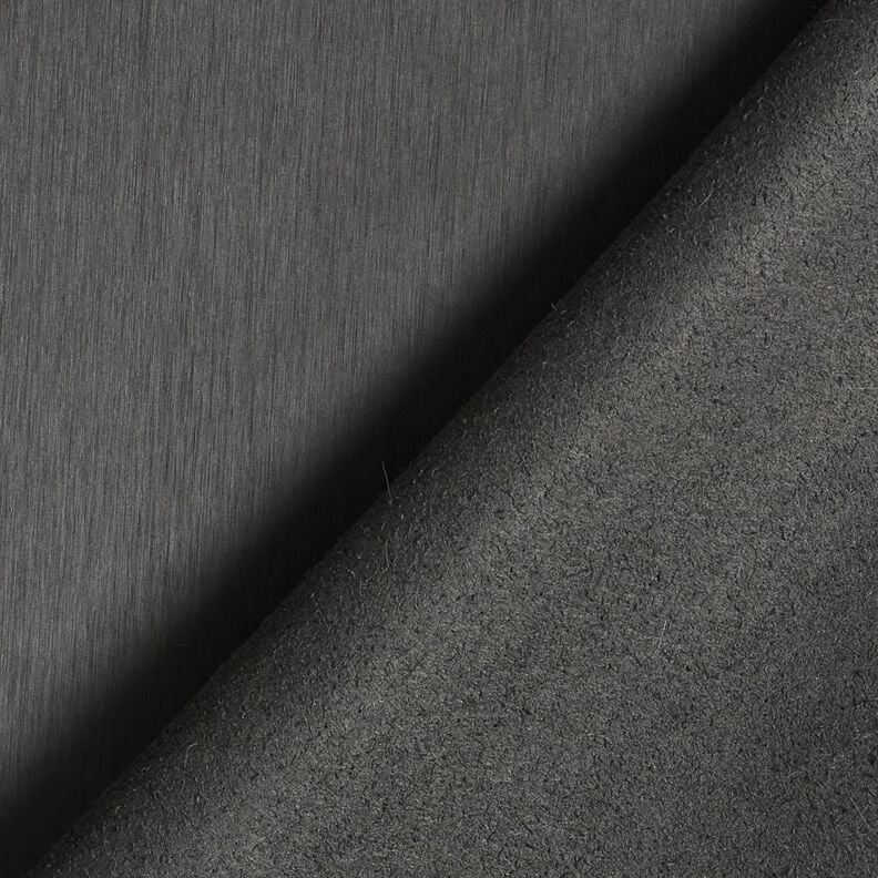 Upholstery Fabric Imitation Leather Shimmering – black,  image number 4