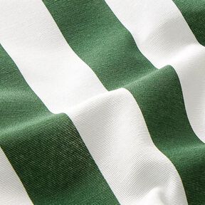 Decor Fabric Canvas Stripes – green/white | Remnant 90cm, 