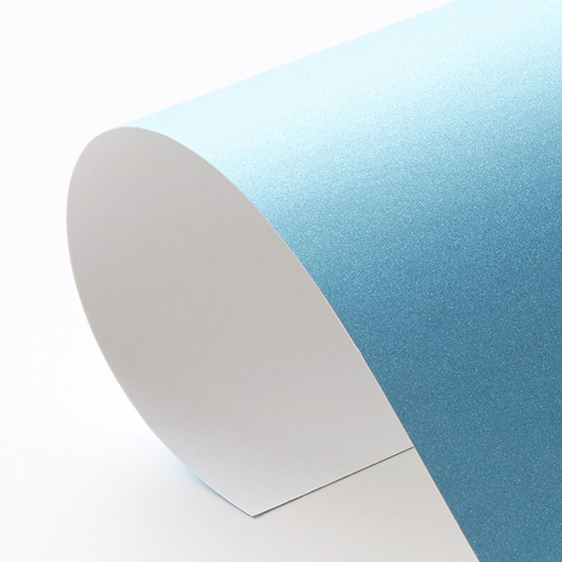 Shimmery vinyl film Din A4 – aqua blue,  image number 4