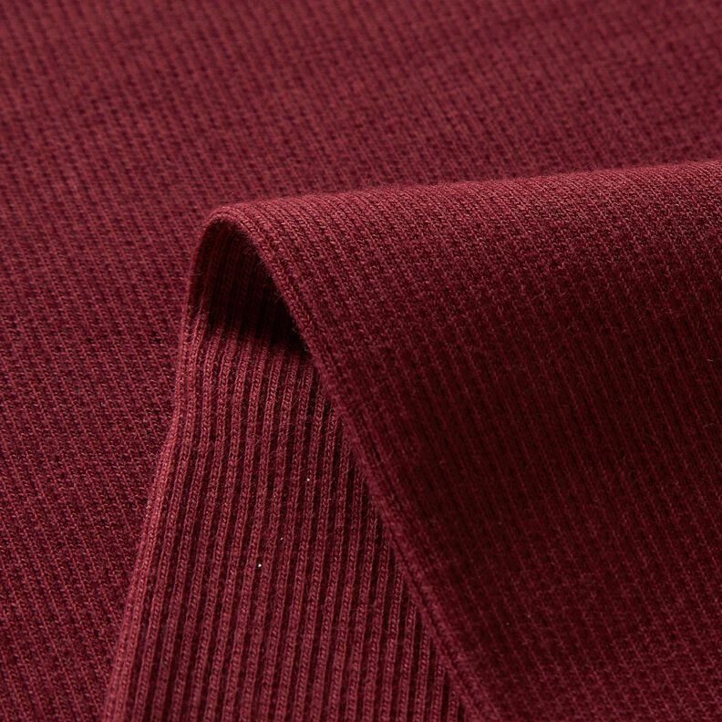 2x2 Ribbing Plain – burgundy,  image number 5